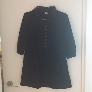 Corduroy navy dress